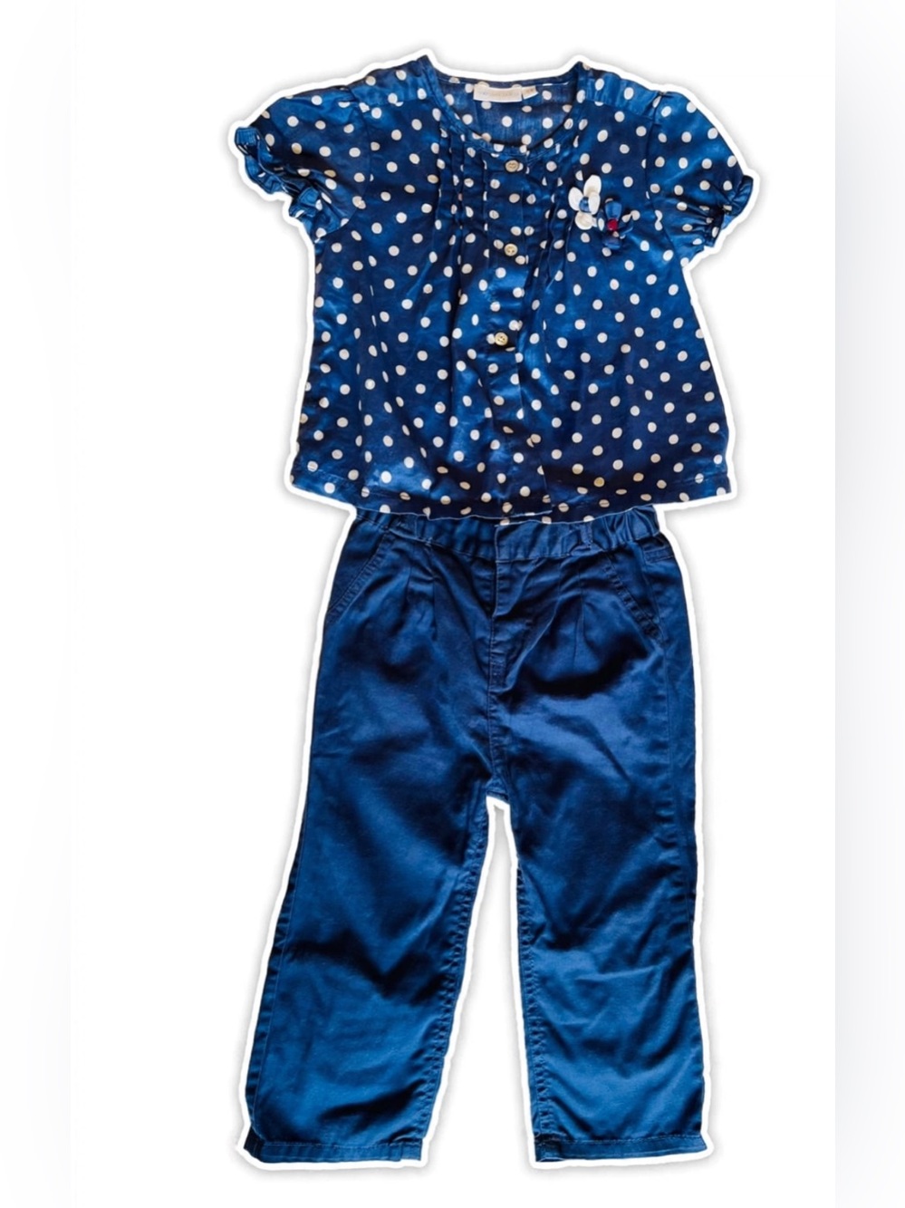 Nookies - Polka Dot Top and Pants Set - 2YO